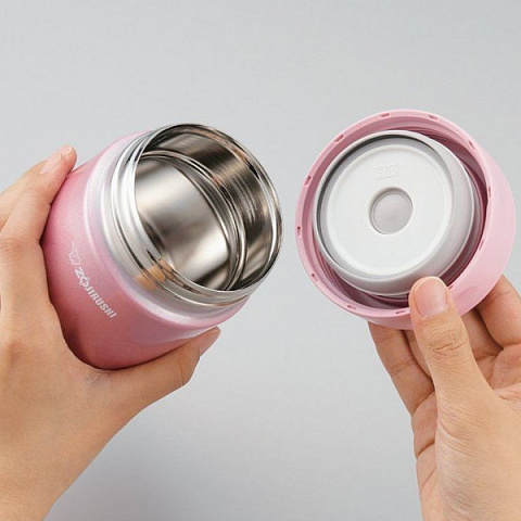Термоконтейнер Zojirushi SW-EAE35-PA 0.35 литра (светло-розовый)