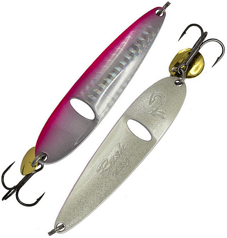 Блесна колеблющаяся Luremax Rush 90mm 28g цв.21, Red eye