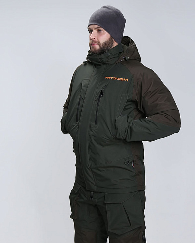 Костюм зимний TRITON "Pro Angler" -15 (Таслан, Хаки)