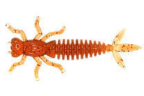 Силиконовая приманка LureMax KARAKATITSA 3''/7,5 см, 005 - Teriyaki Oil (6шт)