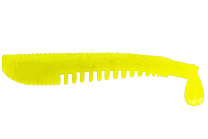 Виброхвост LureMax YOBBO 2,5" / 6см, LSY25-001 Chartreuse (10 шт.)