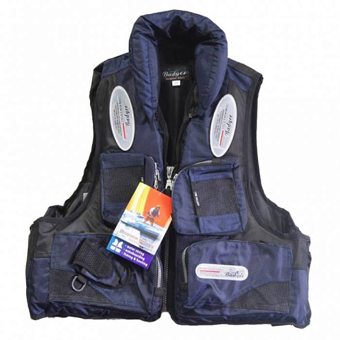 Жилет рыболовный (плавающий) Aqua Sport синий