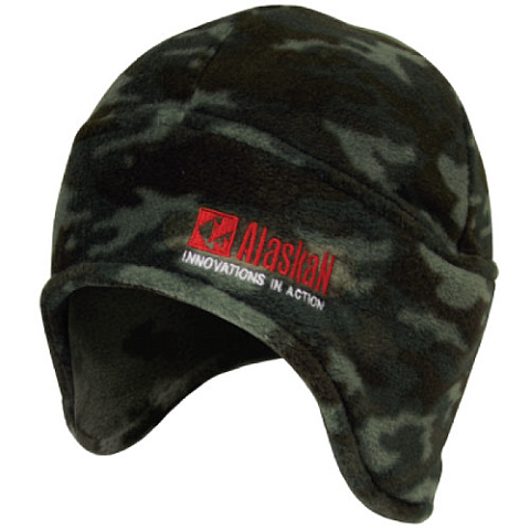 Шапка флисовая Alaskan cерый камуфляж (AACC7B)