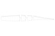 Силиконовая приманка LureMax STITCH STICK 1,5''/4,5см, LSSS15-015 White (10 шт.)