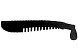 Виброхвост LureMax YOBBO 2,5" / 6см, LSY3-006 Black (10 шт.)