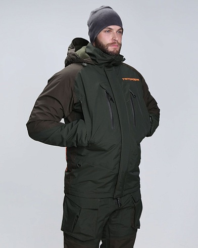 Костюм зимний TRITON "Pro Angler" -15 (Таслан, Хаки)