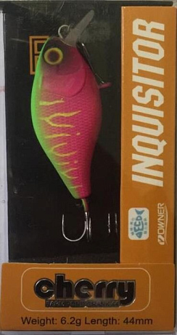 Воблер Inquisitor 44 Cherry 4,4см 6,2гр цвет 773