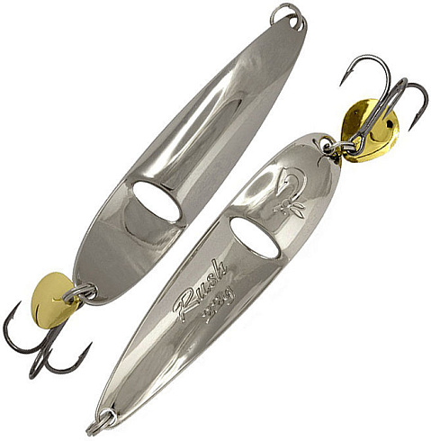 Блесна колеблющаяся Luremax Rush 90mm 28g цв.09, Red eye