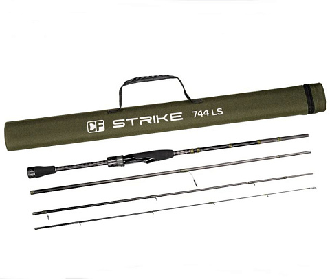Спиннинг CF Strike 744 LS в тубусе 4-х частный
