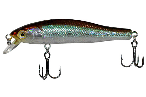Воблер LureMax Jet Minnow 70SF-003-Crash Wakasagi, 6гр, медленно всплывающий