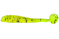 Виброхвост LureMax PINHEAD MINNOW 1,5''/3,5см, LSPM15-002 Lime pepper  (10 шт.)