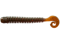 Червь LureMax CHEEKY WORM 3,5''/8,5см, LSCW35-005 Teriyaki Oil (10 шт.)