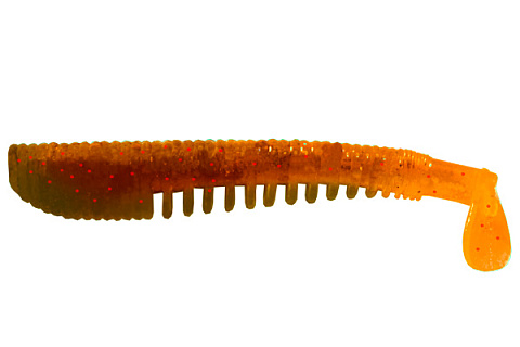 Виброхвост LureMax YOBBO 4''/10см, LSY4-06-005 Teriyaki Oil (6 шт.)