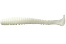 Виброхвост LureMax SENSOR 2''/5,5см, LSSR2-009 White UV (10 шт.)