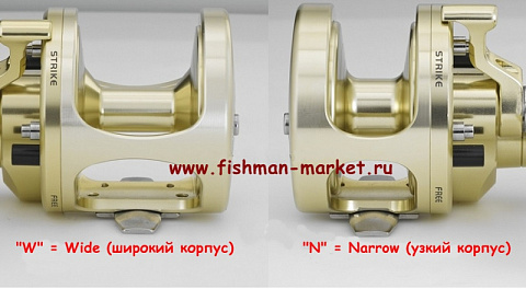 Катушка WFT Deep Water Light "W" 2-Speed 12RH