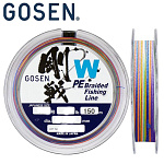 Шнур Gosen W4 braid 150м Multi Color #0.6 (0,132mm) 4,0kg