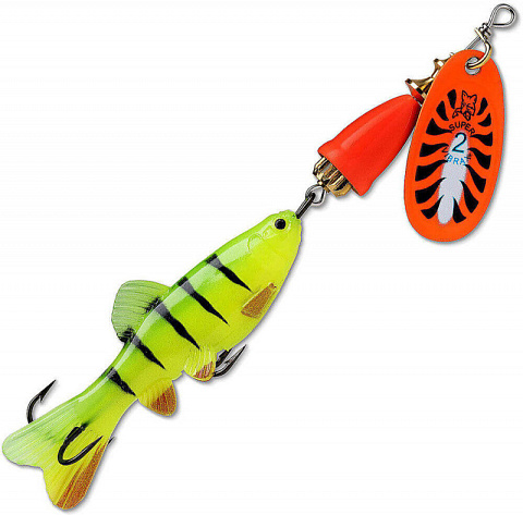 Вертушка Blue Fox Vibrax Chaser с рыбкой BFVCH2-OCW