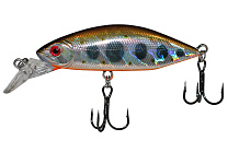 Воблер LureMax Crash Minnow 55S-004-Rainbow Trout, 6,6гр, тонущий