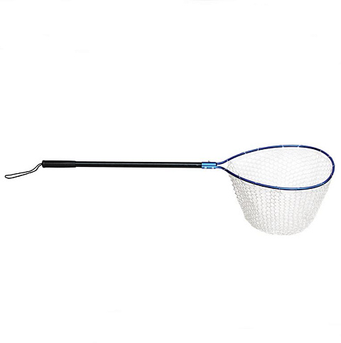 Подсачек EcoPro синий (A 060) силиконовая сетка 44*39см рукоятка 1.09м