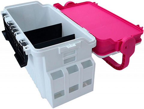 Ящик Daiwa TB4000 Tackle Box White/Pink