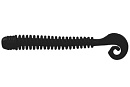 Червь LureMax CHEEKY WORM 2,5''/6см, LSCW25-006 Black (10 шт.)