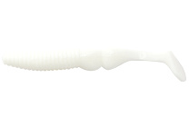 Виброхвост LureMax BUTCHER 4''/10см, LSB4-020 Glow White  (10 шт.)