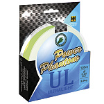 Шнур Power Phantom 6x, UltraLight, 105м, Флуоресцентно-жёлтый, 0,05мм, 2,9кг