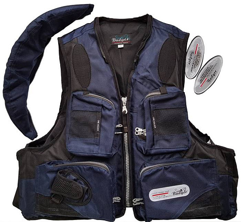 Жилет рыболовный (плавающий) Aqua Sport синий