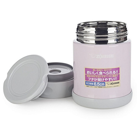 Термоконтейнер Zojirushi SW-EAE35-PA 0.35 литра (светло-розовый)