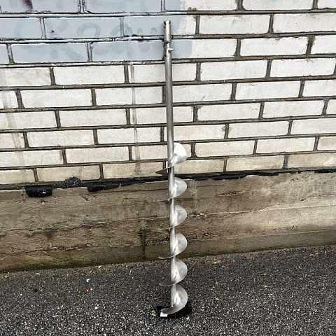 Шнек титановый телескопический под шуруповерт 130мм