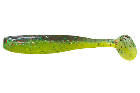 Виброхвост LureMax SLIM SHAD 4''/9,5см, LSSLS4-07-011 Smokey Mustard (7 шт.)