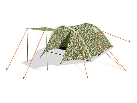 Палатка SevereLand ST-115 Camper Fish Camo