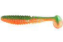 Виброхвост LureMax AYAME 4''/9,5см, LSA4-014 Tomato Green (10 шт.)