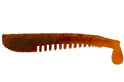 Виброхвост LureMax YOBBO 4''/10см, LSY4-06-003 Motor Oil (6 шт.)