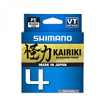 Плетенка Shimano Kairiki 4 PE 150 м 0.06мм 4.4кг серая
