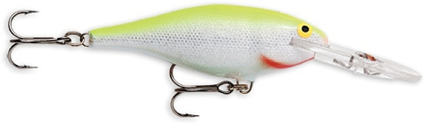 Воблер Rapala Shad Rap 8см/11гр SR08-SFC