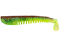 Виброхвост LureMax YOBBO 2,5" / 6см, LSY3-011 Smokey Mustard (10 шт.)