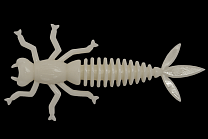 Силиконовая приманка LureMax KARAKATITSA 3''/7,5 см, 009 - White UV (6шт)