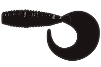Твистер LureMax TEASER 2''/5см, LST2-006 Black (10 шт.)