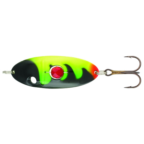 Блесна Kuusamo Monni 60/15 с камнем BL/GR/Fye-S