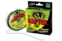 Шнур Power Phantom Raptor PE, 135м, зеленый fluo #2, 0,22мм, 17,2кг