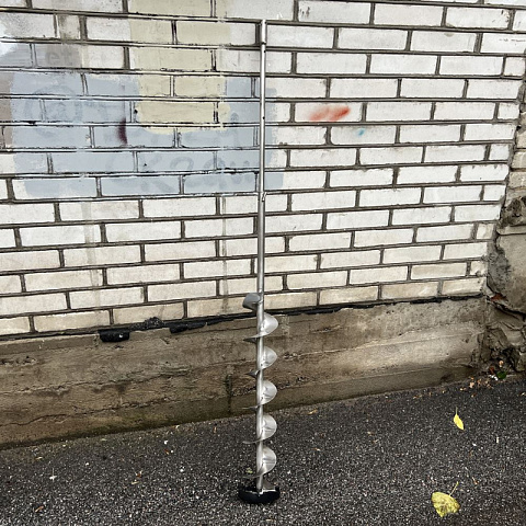 Шнек титановый телескопический под шуруповерт 130мм