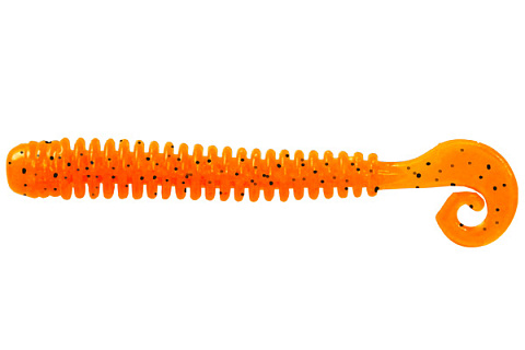 Червь LureMax CHEEKY WORM 3,5''/8,5см, LSCW35-008 Fire Carrot (10 шт.)