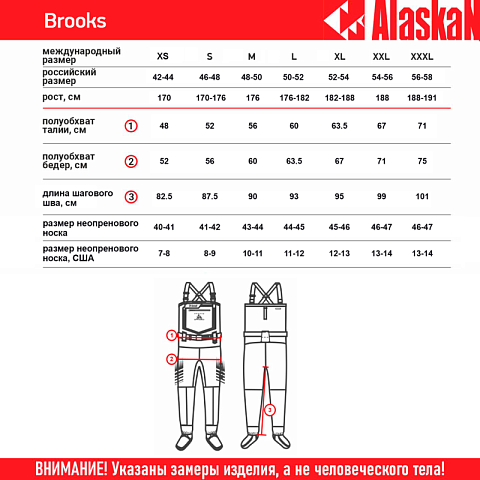 Вейдерсы Alaskan Brooks