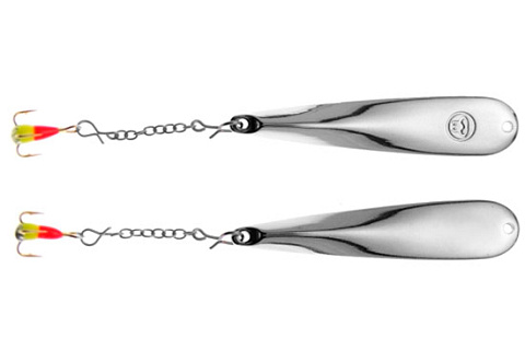 Зимняя блесна Nils Master Snub Head 75мм/20гр 011 S/S