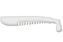 Виброхвост LureMax YOBBO 2,5" / 6см, LSY3-009 White UV (10 шт.)