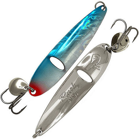 Блесна колеблющаяся Luremax Rush 80mm 22g цв.20, Silver eye