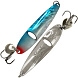 Блесна колеблющаяся Luremax Rush 80mm 22g цв.20, Silver eye