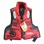 Жилет рыболовный (плавающий) Aqua Sport красный