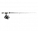 Зимняя удочка Rapala Flatstick с катушкой и леской FSSP3528M